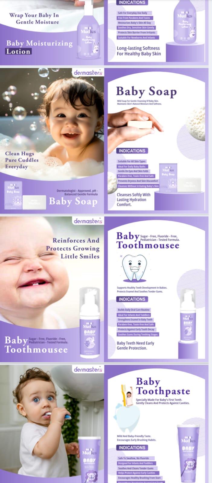Mini Medics Baby Head-to-Toe Wash – Gentle Cleanse for Skin & Scalp