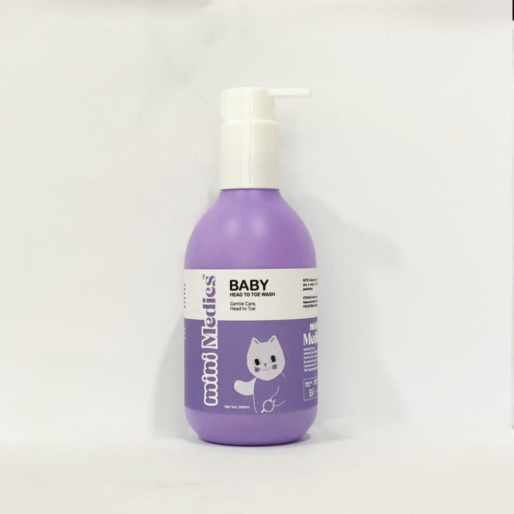 Mini Medics Baby Head-to-Toe Wash – Gentle Cleanse for Skin & Scalp