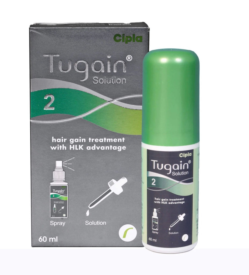 Tugain 2% Hair Solution (60 ml)