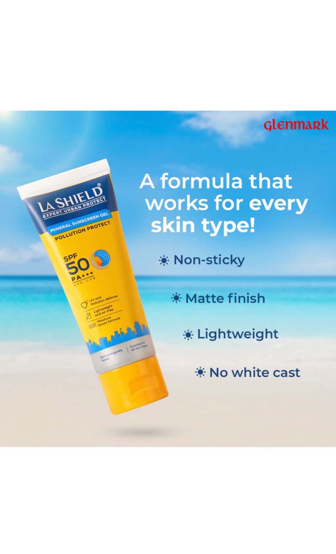 La Shield Mineral Sunscreen SPF 50+ PA+++ (50 g)